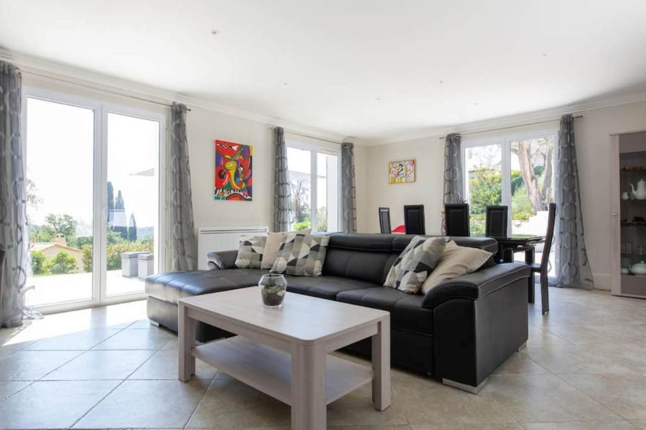 Cote D'Azur, Villa New Gold Dream With Heated And Privat Pool, Sea View Ле-Руре Экстерьер фото
